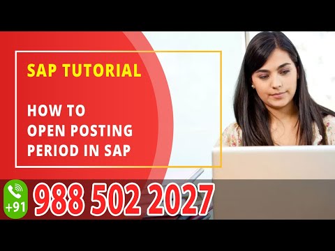 Sap Tutorial || How To Open Posting Period In Sap (SVR Technologies)