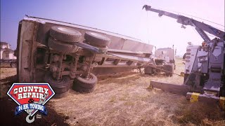 End Dump Trailer ROLLOVER | Absolutely Perfect Execution!