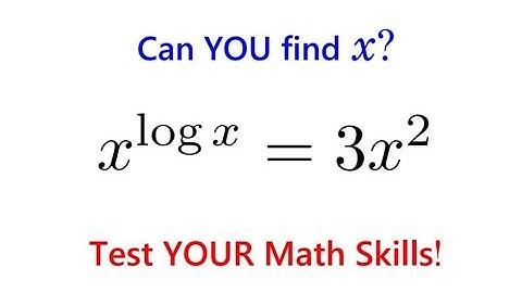 Most Students Get Stuck on This Logarithm Problem — Can You Solve It?