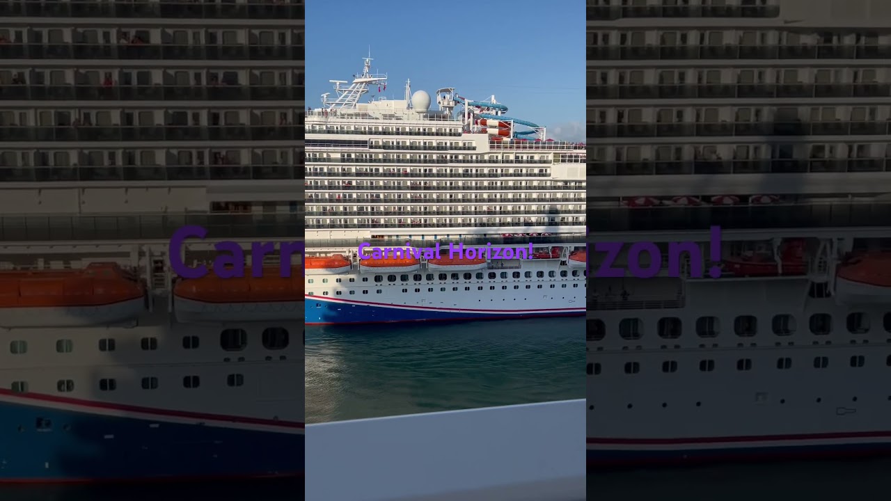 Carnival Horizon Leaving Miami Port! 