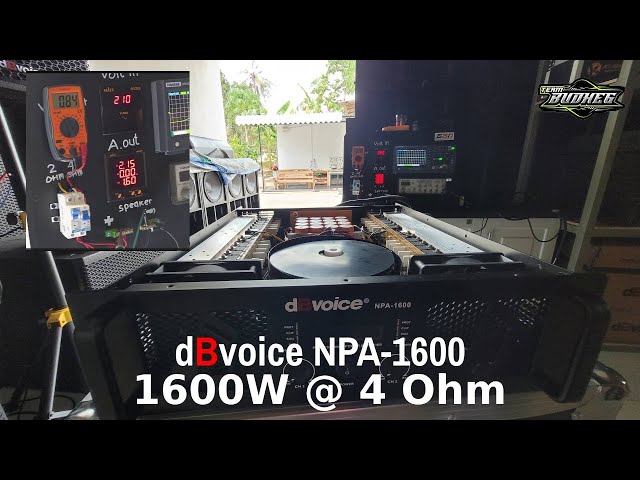 Review & Test load dBvoice NPA-1600 class=