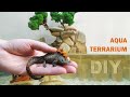 Create your own world diy aquaterrarium decoration for little godzillas