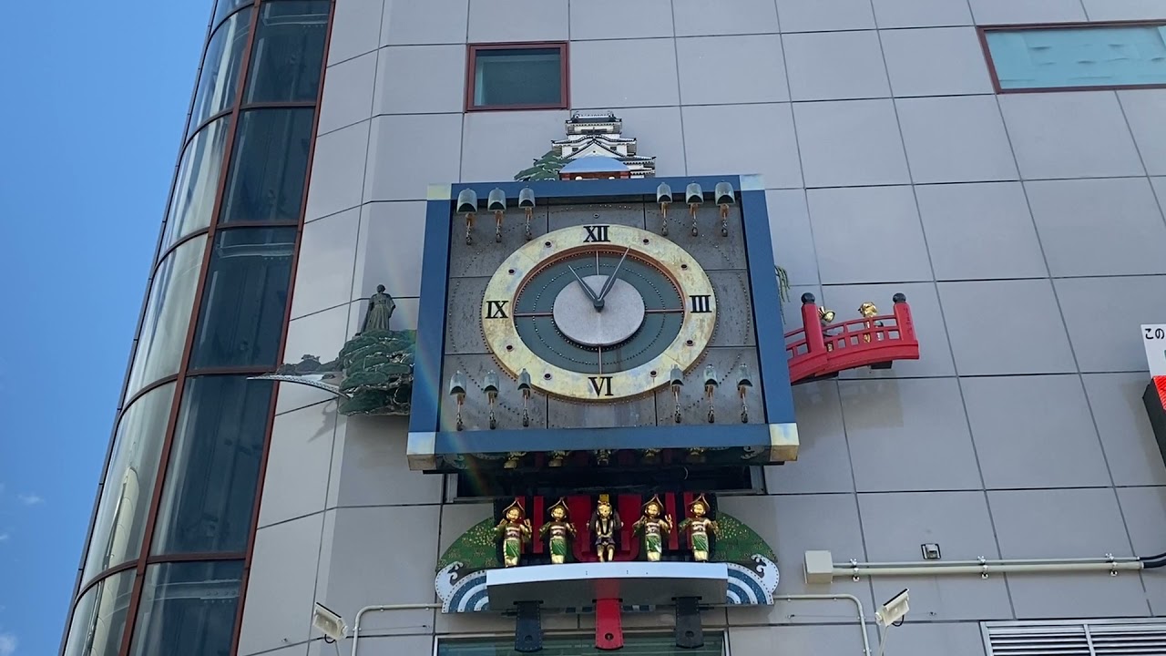 よく維持してるなあ！はりまや橋カラクリ時計（高知市）