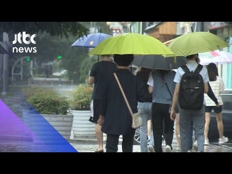 [날씨] 전국 대부분 낮 기온 30도 안팎…곳곳에 소나기 / JTBC News