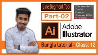 Adobe Illustrator CC Bangla Tutorial 2022 || Line Segment Tool Part-02 || #adobeillustratortutorial