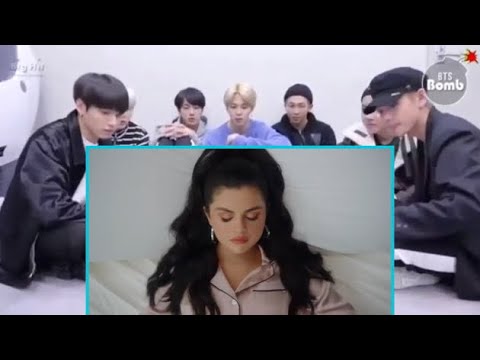 BTS reaction to Selena Gomez I can’t enough
