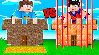 BETO VS DAVI: DESAFIO DO CASTELO MAIS SEGURO NO MINECRAFT!!