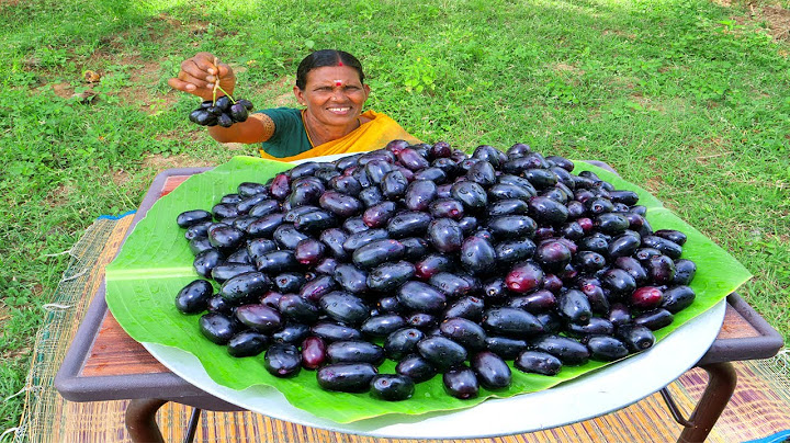 10 Kg Java Fruit Jaam | SWEET FRUIT JAM Recipe Cooking in Village | Black Plum Jamun Fruit