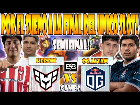 HEROIC VS OG.LATAM BO3[GAME 2]SEMIFINAL- WISPER, SCOFIELD VS K1, TAILUNG - ESPORTS WORLD CUP 2025:SA