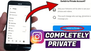 How To Make Your Instagram Private [ 1 min ]