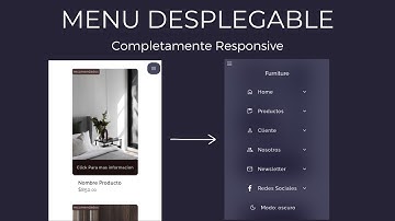 Menu Lateral Desplegable 100% Responsive - Html Css & Js
