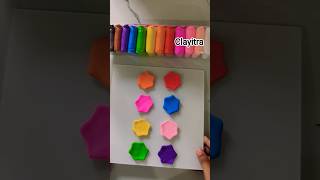 Rainbow Clay Star ⭐🌈 | Super Satisfying Color Mixing ASMR #shorts#diy #viral #2026 #star #art #asmr