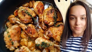Tigaie de pui | Pui cu 25 căței de usturoi |Alina în bucătărie |ep.31