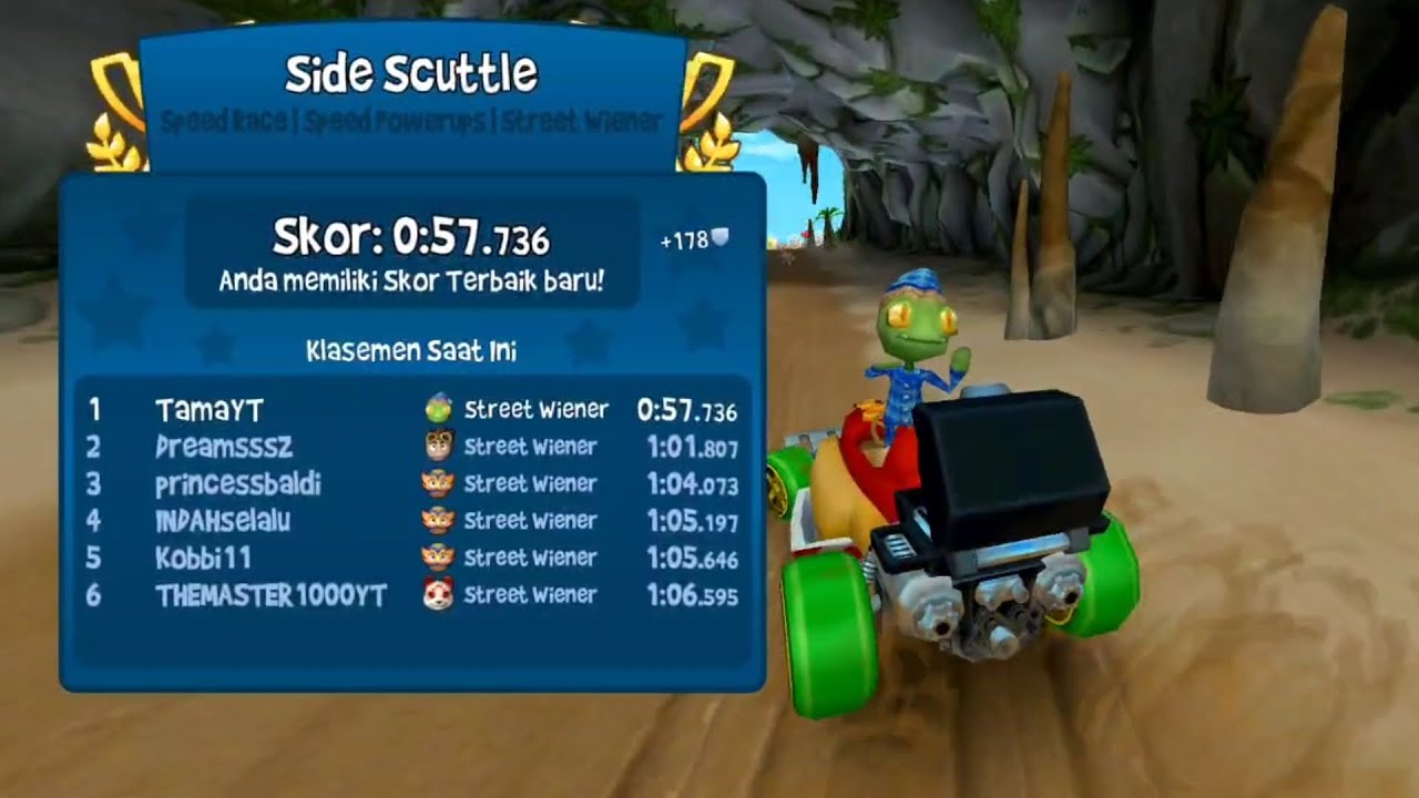 SCOR BARU 57 DETIK DI EVENT SIDE SCUTTLE !! BB RACING 2