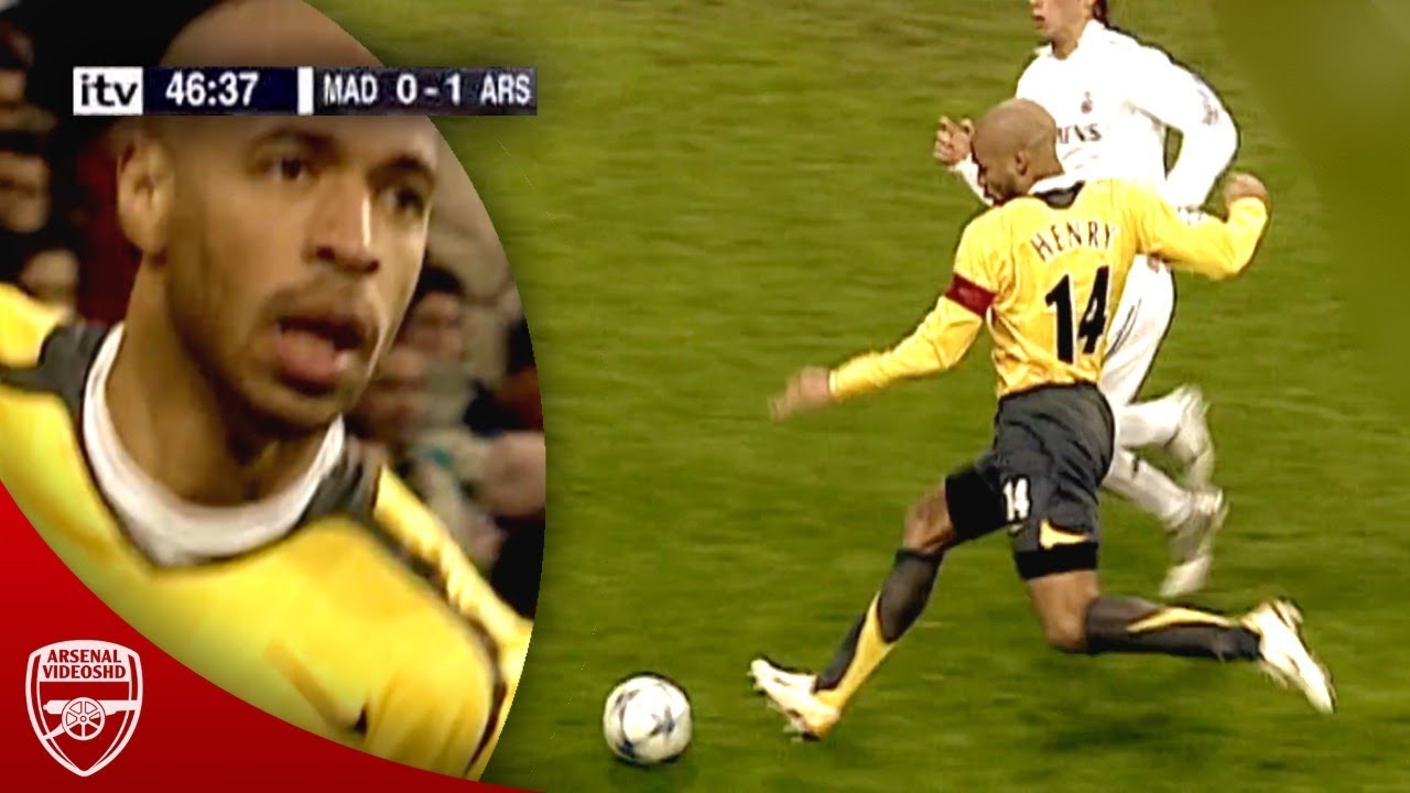 Thierry Henry Vs Real Madrid Champions League 2006 Youtube