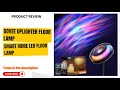 Govee Uplighter Floor Lamp Review – RGBIC Ripple Projector, Smart Home LED Floor Lamp for Bedroom