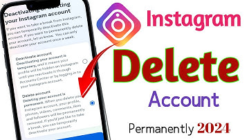 How to delete Instagram Account Permanently 2024 | instagram account delete kaise kare permanently