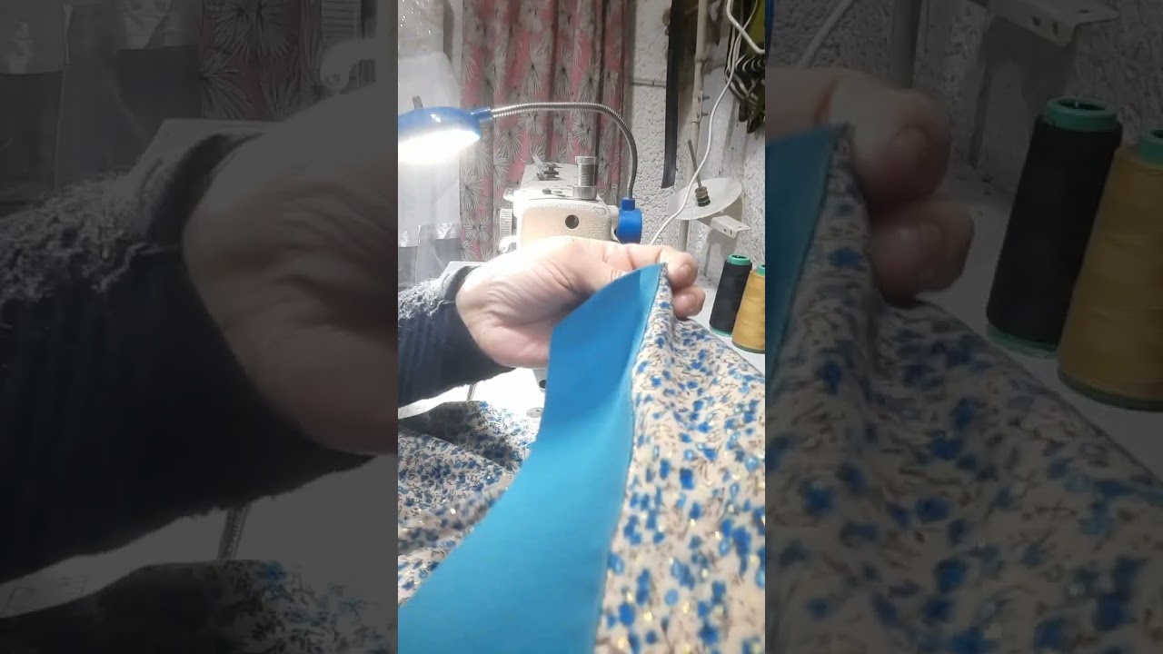 بنوتاتي الحلوتات يلا نتعلم نفصل ونخيط دشداشه لونين مشجر وساده قياس خاص ويا ماما سلطانه 👗🧿🧿👗