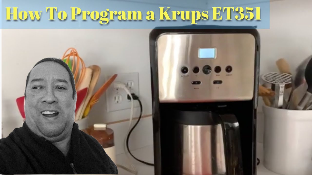 Krups Programmable Digital Coffee Maker Et351