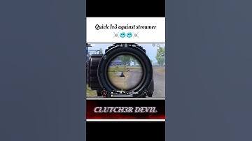 quick 1v3 against streamer wait for @Clutch3RDevilYT || #shortsfeed #bgmi