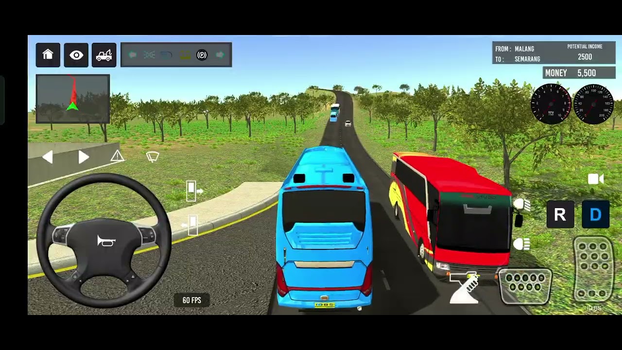 Euro Bus Driving Game PublicTransportation 2024 Indonesia BusSimulator Android Gameplay #86