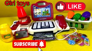 13 minutes of cute Cupcake Party Playset shop opening cash register ASMR satisfaction |  Review toys