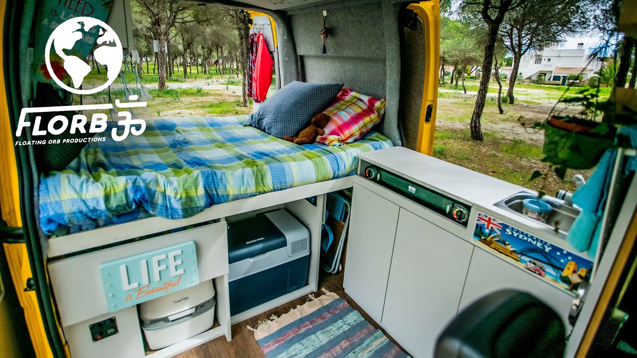 Spacious Van Conversion Feels like Micro Apartment in Nature YouTube