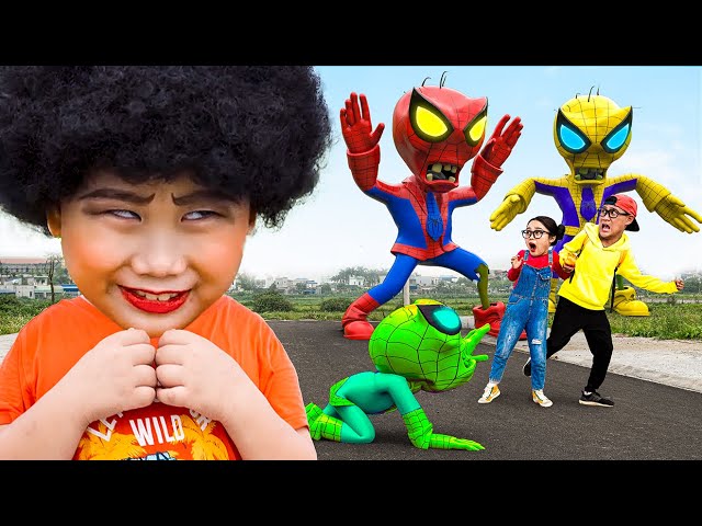 Baby Miss T Rescue Miss T & Nick, Tani From TEAM BAD GUYS Zombie SPIDER COLOR | Scary Teacher 3D IRL class=