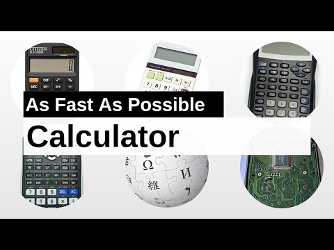 Calculator As Fast As Possible