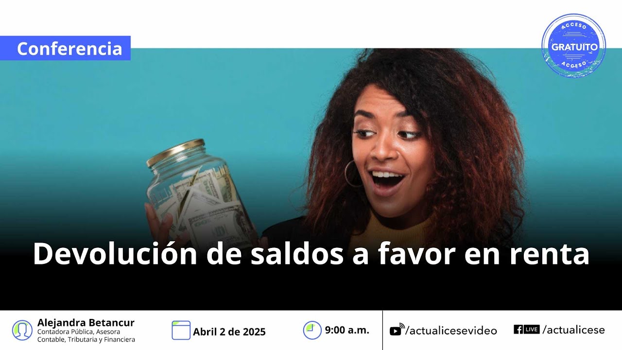 Devolución de saldos a favor en renta - YouTube