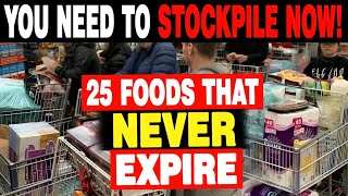 25 Survival Foods You NEED To STOCKPILE NOW That NEVER EXPIRE! Does Pedialyte Expire Survival Skills For Everyone