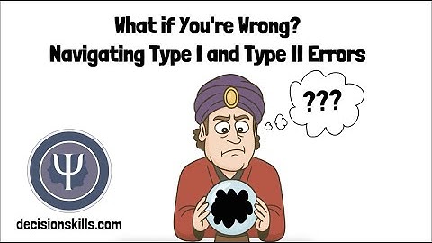 Type I and Type II Errors: Managing the Risks of Being Wrong