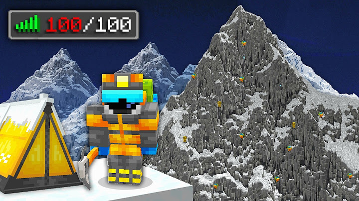 J'ai forcé 100 joueurs à gravir l'Everest (sans protections)