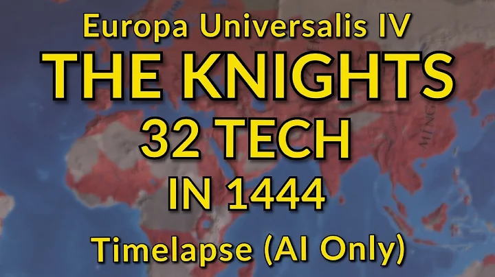 EU4 but The Knights have 32 Tech in 1444 | AI Timelapse