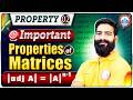 JEE Maths 2026 | Important Properties of Matrices🔥| Adjoint matrix Determinant | Part 2 | Sharad Sir