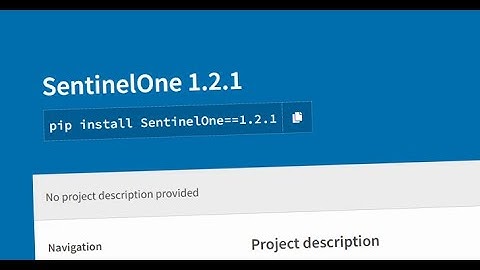 Researchers find an evil PyPI package that impersonates the SentinelOne SDK to steal data.