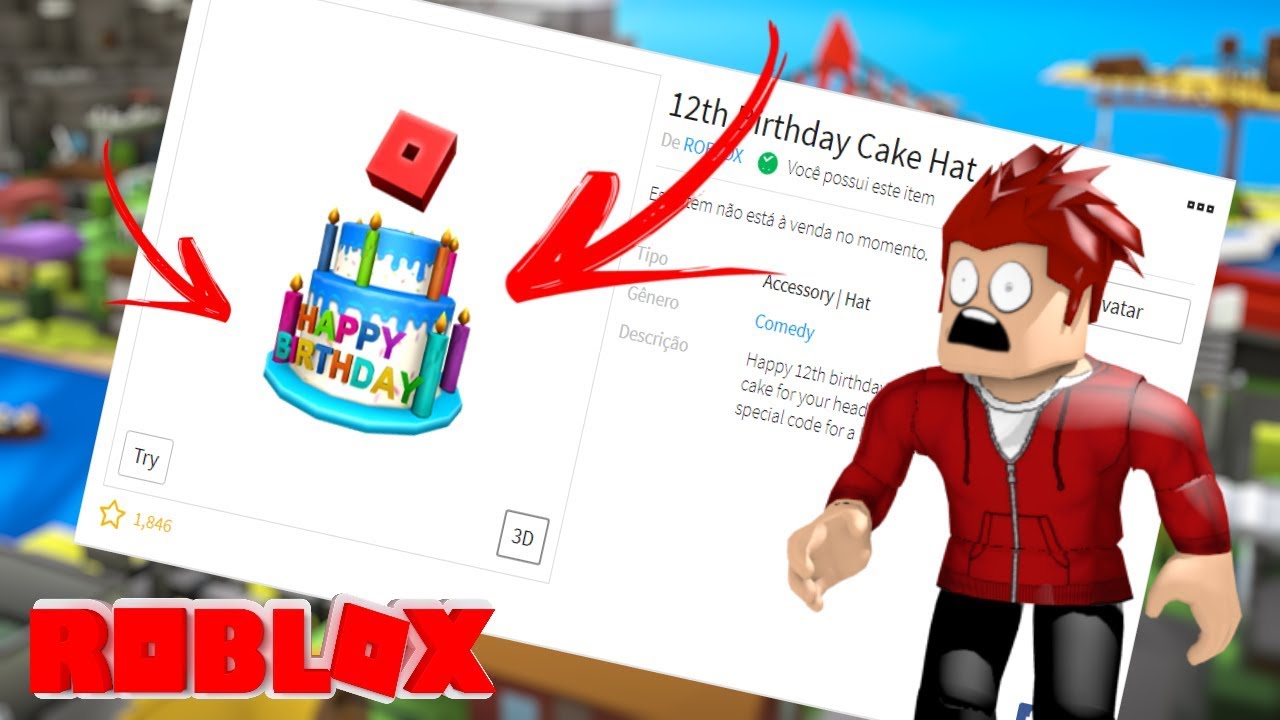 Video Rapido De Como Conseguir O Chapeu Bolo 12th Birthday Cake Hat No Roblox Codigo Gratis Youtube - como ganhar o egg de tubarao no roblox sharkbite shark eggtack