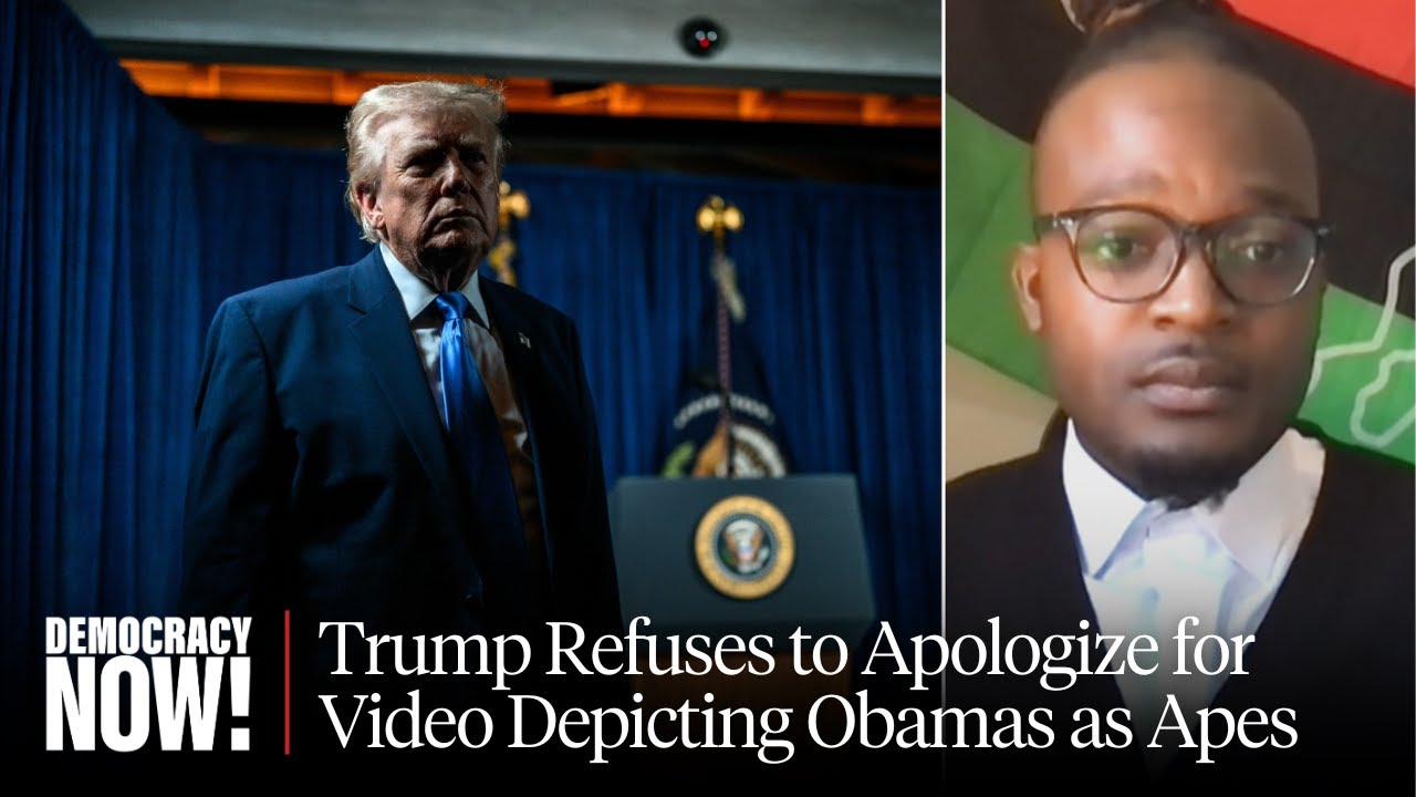 As Black History Month Turns 100, Trump Refuses to Apologize for Video Depicting Obamas as Apes