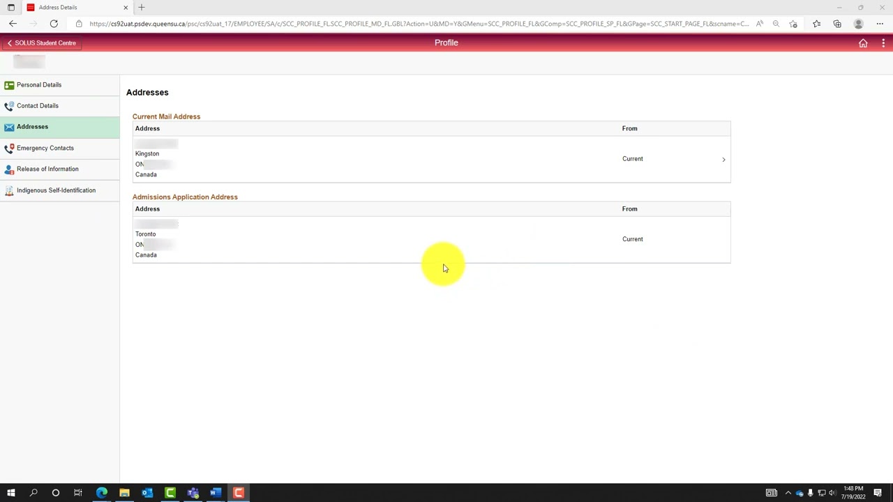SOLUS Help | Queen's University