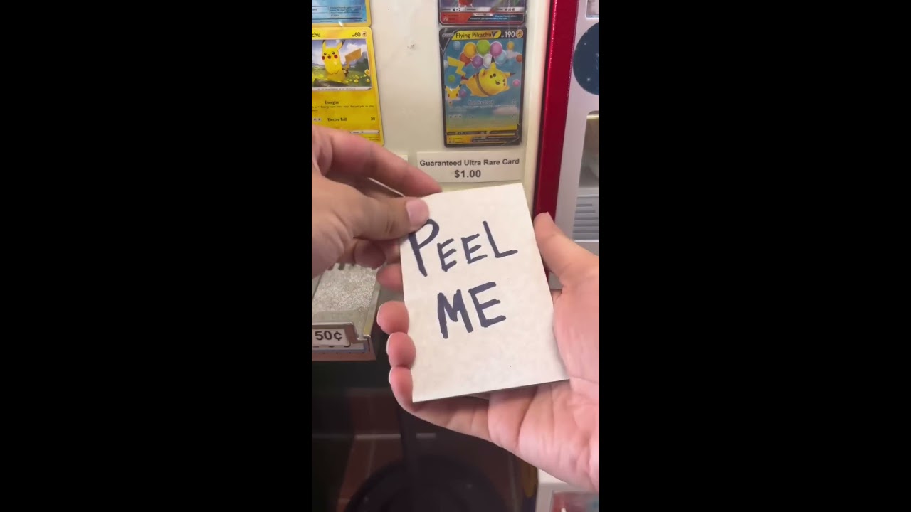 You Won T Believe What Pok Mon Card I Got Shorts Pokemon Vendingmachine