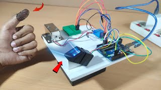 How to Make Fingerprint Door lock system | Best Arduino Project