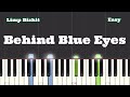 Limp Bizkit - Behind Blue Eyes Piano Tutorial | Slow Easy
