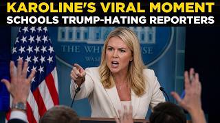US News Live: Karoline Leavitt Schools Trump-hating Reporters! 'He's The Greatest Leader'