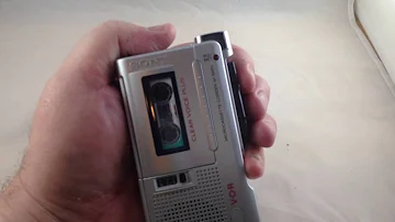 Sony M-560V Clear Voice Plus Microcassette-Corder Demo