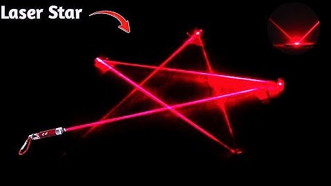 How to make light pattern using Laser and Mirror || laser Star