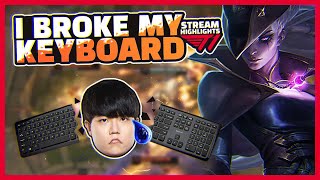 Cuzz BREAKS His Keyboard | Best of T1 League of Legends Streams