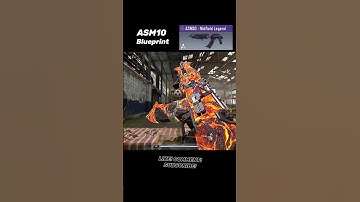 ASM10 with Blistering Magma camo🌋 #codm #shorts