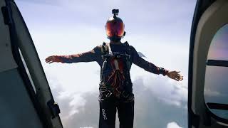 Helicopter Skydive over the volcanos in Guatemala