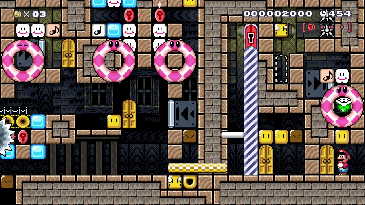 [Super Mario Maker Puzzle] One Screen: Elaborate Estate 2 - YouTube