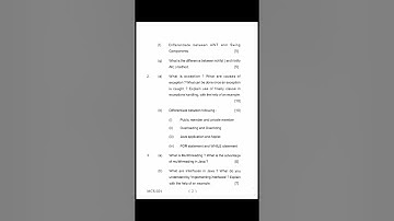 #Shorts MCS-024 JUNE 2019 Question Paper (Object Oriented Technologies and Java Programming)